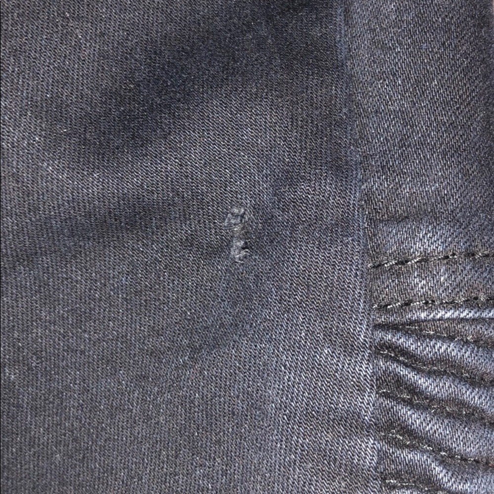 Black Ripped/Zip Jean - Picture 5 of 5